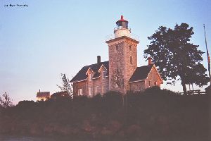 The lighthouse as shot from the pier.