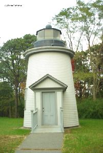 The lantern room still attached.