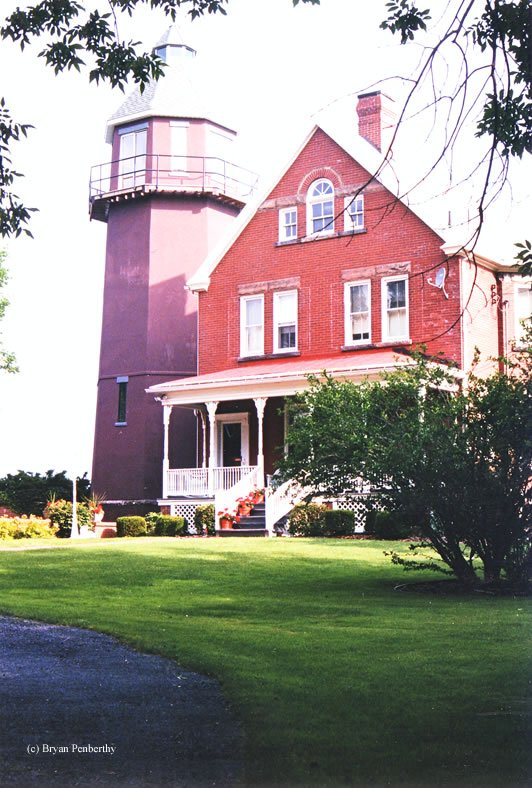Photo of the Braddock Point Lighthouse.