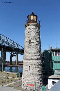 The lighthouse tower.
