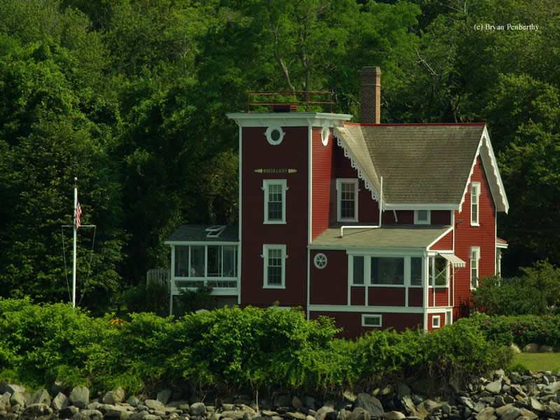 Photo of the Conanicut Island Lighthouse.