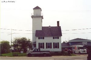 Side view of the old lighthouse.