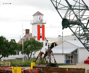 The front of the lighthouse.