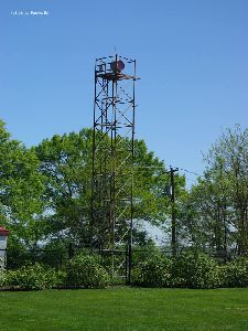 The steel tower.