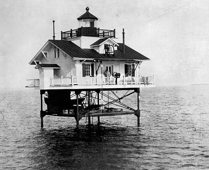 What the 1866 Roanoke River Lighthouse would have looked like