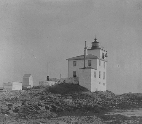 U.S. Coast Guard Archive Photo of the Dutch Island Lighthouse