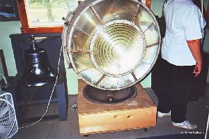 Another lens on display at the museum.