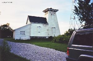 Back of my Jeep by the P.E. Light. :)