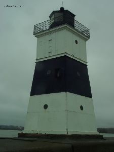 Looking up at the tower.