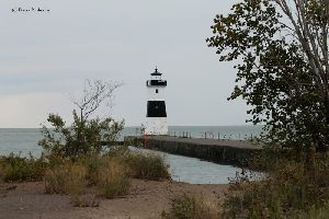The lighthouse from the beach.