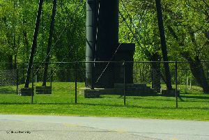 Lower half of the tower.