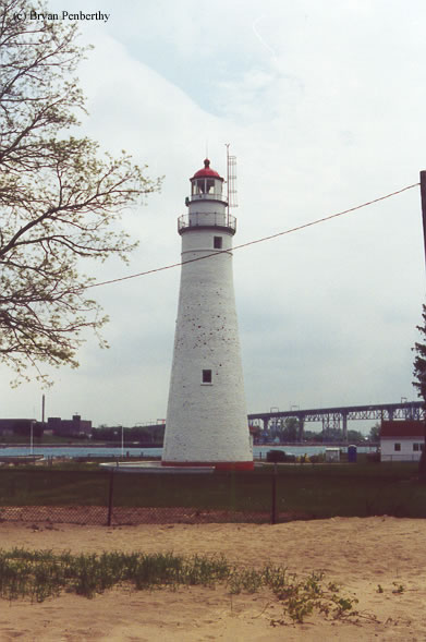Photo of the Fort Gratiot Lighthouse.