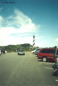 PRE MOVE: Looking at the tower across the parking lot.
