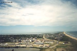 PRE MOVE: Looking north up the coast line.