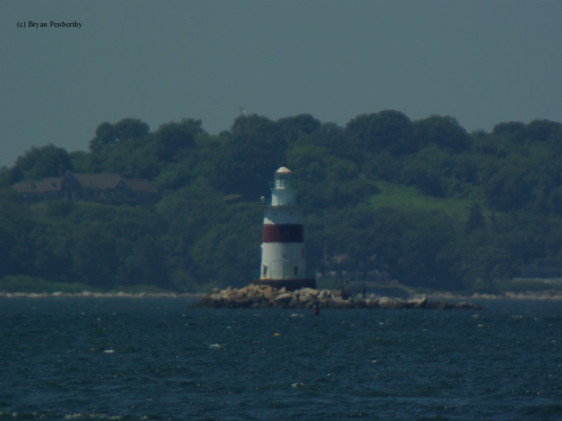 Photo of the Latimer Reef Lighthouse.