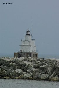 Lighthouse close up.