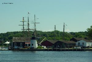 The seaport.