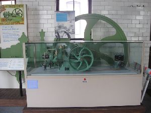 Engine on display.