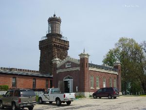 The generator building.