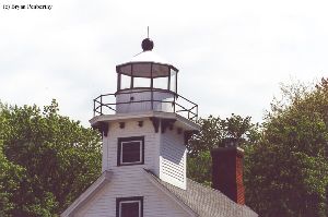 Close up shot of the lantern room.