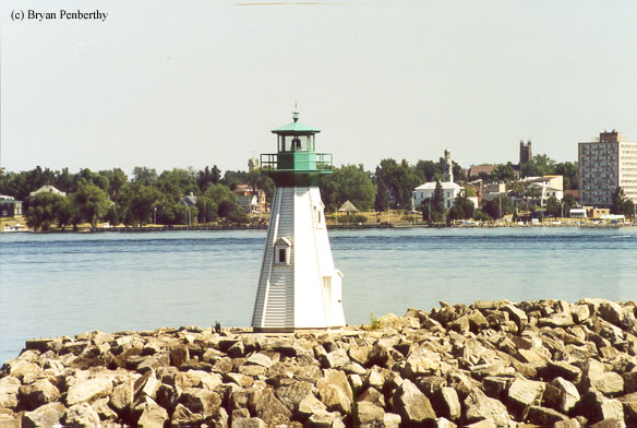 Photo of the Prescott Harbor Lighthouse.