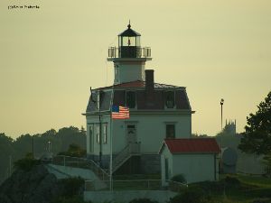 The lighthouse tower.