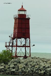 Beautiful close up of the lighthouse.