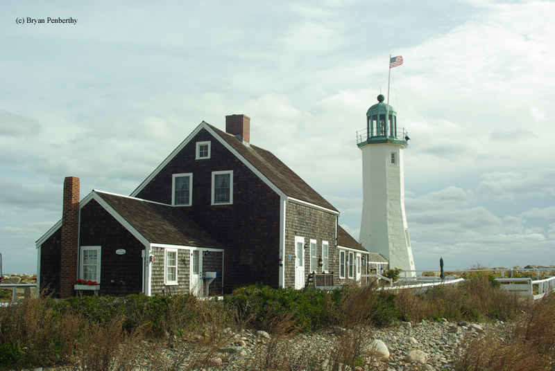 Photo of the Scituate Lighthouse.