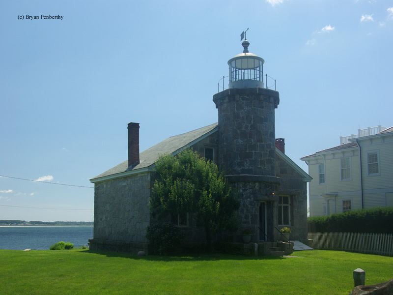 Photo of the Stonington Harbor Lighthouse.
