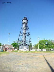 The steel tower.