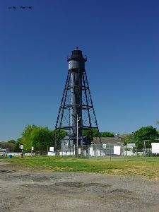 The tower and blue skies.