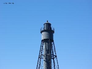 Upper half of the tower.