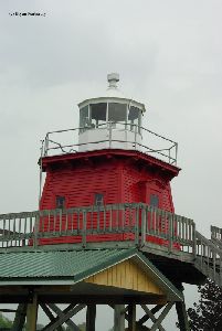 Lighthouse close up.