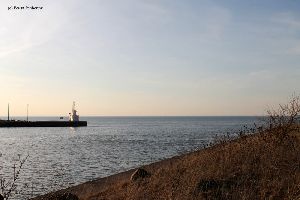 The lighthouse from across the canal.