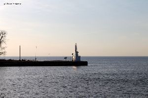 The lighthouse and the canal.