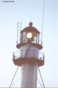 The lighthouse casting is warning.